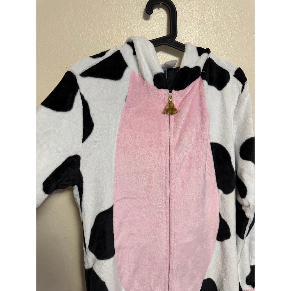 Spirit Halloween Cow Jumpsuit Adult M (8-10) - Picture 8 of 13